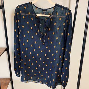 Ann Taylor Blue Blouse